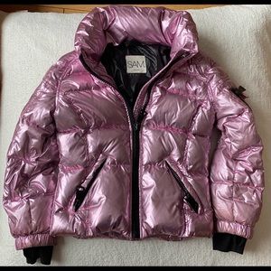 Sam Girl's Freestyle Metallic Down Puffer Jacket